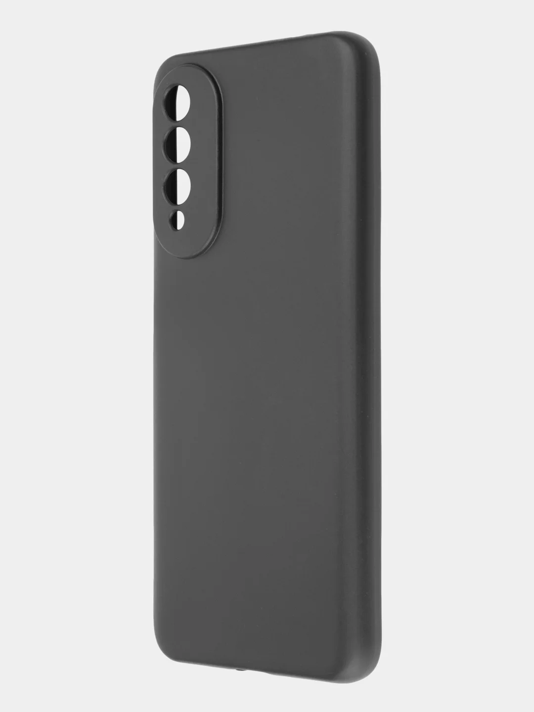 Черный чехол для WIKO T50 силиконовый ROSCO матовый тонкий с бортиком- защитой камер, soft touch