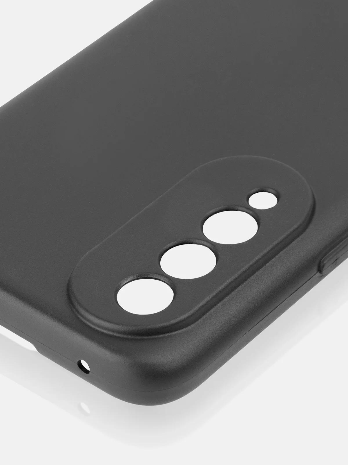 Черный чехол для WIKO T50 силиконовый ROSCO матовый тонкий с бортиком- защитой камер, soft touch