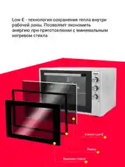 Мини-печь Simfer M7004 серия Albeni Pro XXL (5 режимов работы, конвекция)