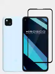 Прозрачный стекло для Google Pixel 4A 5G/ 4G защитное ROSCO прозрачное с олеофобным покрытием, рамкой
