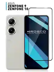 Прозрачный стекло для ASUS Zenfone 9, 10 защитное ROSCO прозрачное с олеофобным покрытием и рамкой