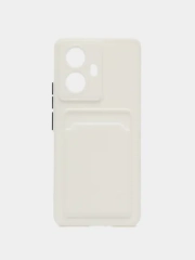 Чехол Realme 10 Pro+ 5G 10 Pro Plus 5G Реалми 10 Про Плюс, с карманом для карт, прозрачный