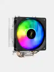 Кулер ExeGate Wizard EXX400V2-PWM.FRGB Al+Cu, 4 тепл.трубки, LGA775/1150/1151/1155/1156