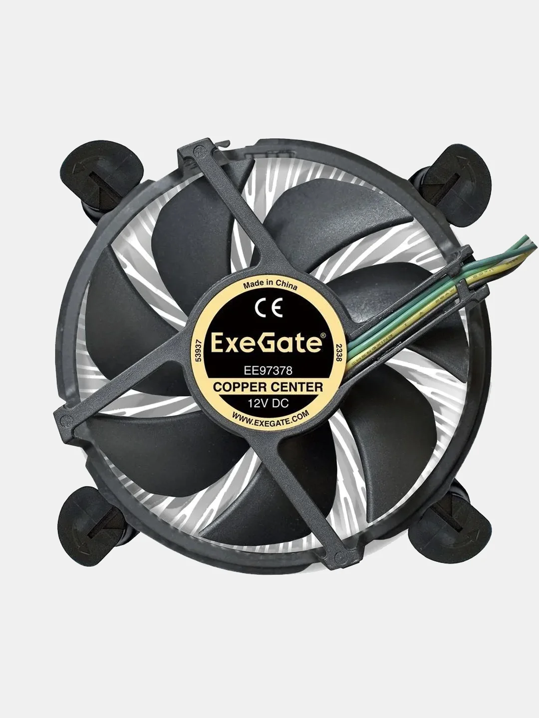 Кулер для процессора ExeGate EE97378, Al + Copper, S1150/1151/1155/1156, TDP 95W, 4pin