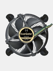 Кулер для процессора ExeGate EE97378, Al + Copper, S1150/1151/1155/1156, TDP 95W, 4pin