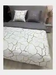 Постельное белье 2 спальное / Перкаль ivSubelIa "Гранит серый" (А+Б), 70x70