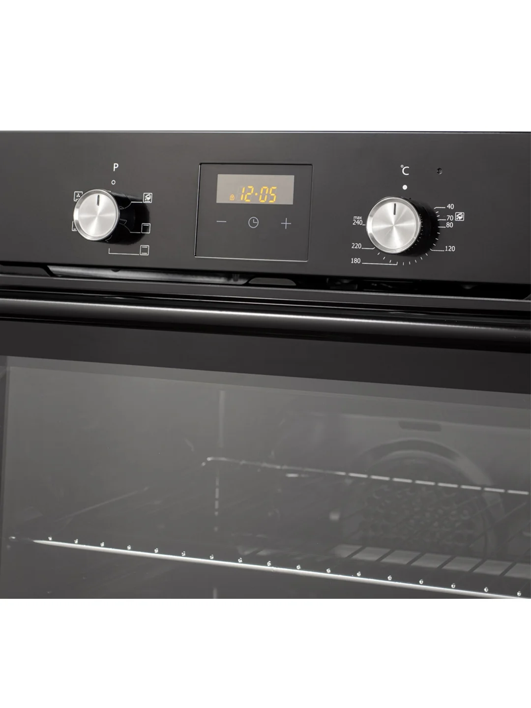 Черный электрический духовой шкаф Simfer B6EB56014 B6EM56014 B6EW56014, 5 режимов, конвекция