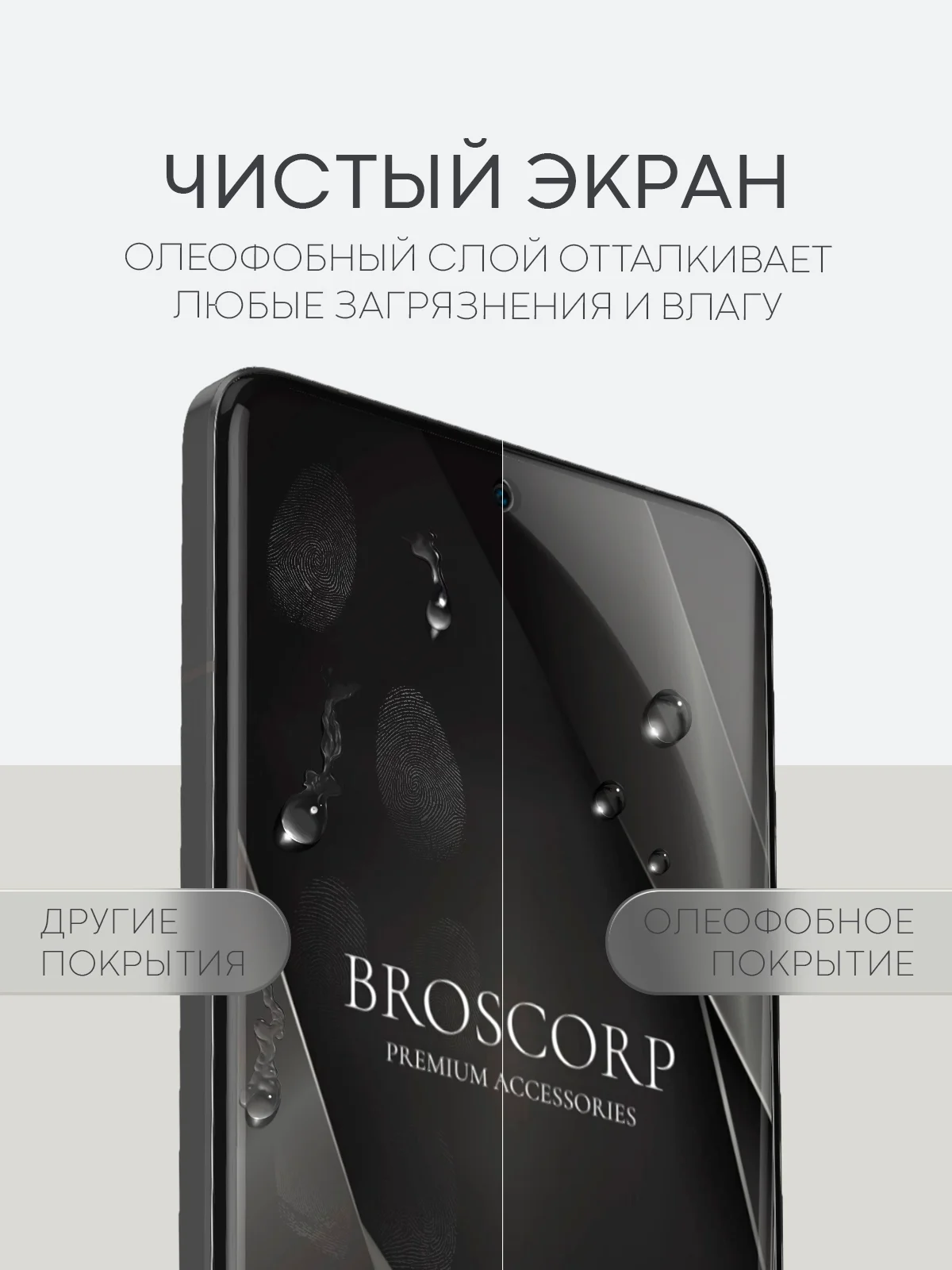 Прозрачный 1-2 шт защитная плёнка для Xiaomi 14 Pro, Xiaomi 14 Ultra гидрогелевая BROSCORP прозрачная