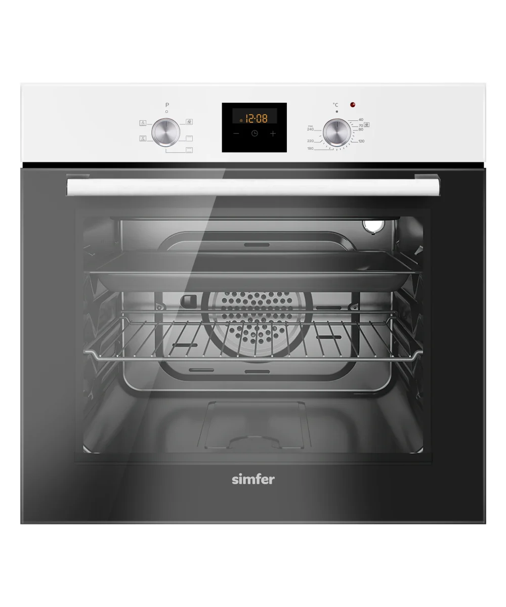 Электрический духовой шкаф Simfer B6EB56014 B6EM56014 B6EW56014, 5 режимов, конвекция