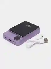 Фиолетовый беспроводной повербанк, внешний аккумулятор, MagSafe зарядка, 5000, 10000 mAh
