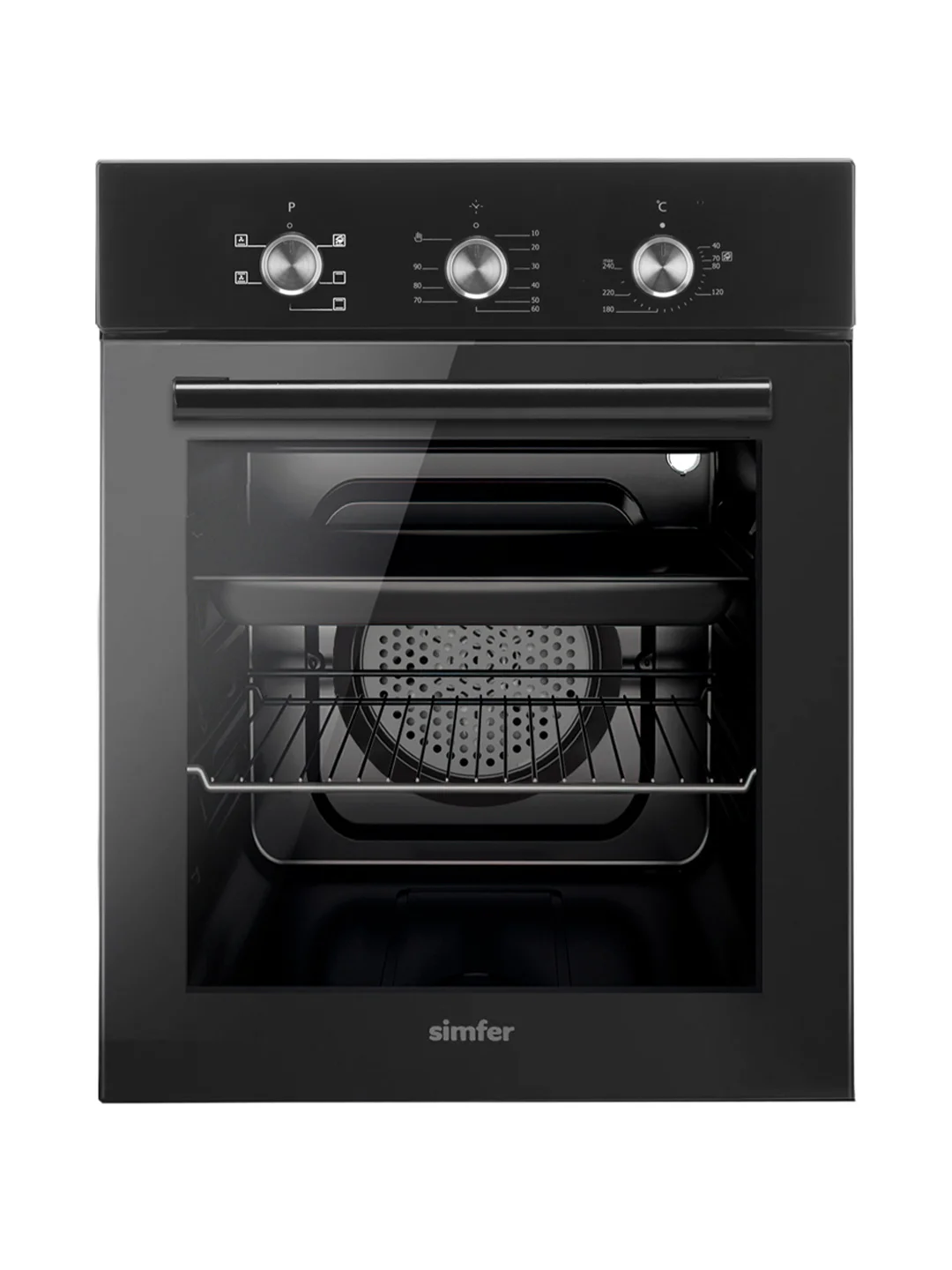 Электрический духовой шкаф B4EB16070, 5 режимов работы, конвекция