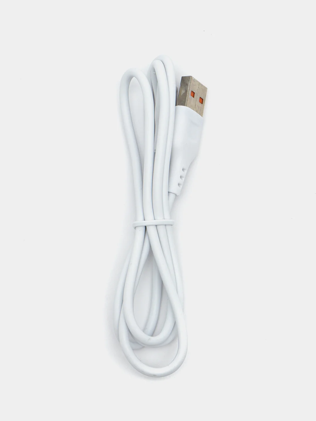 USB-кабель Denmen D01V, micro USB, 1.0 м, круглый, белый