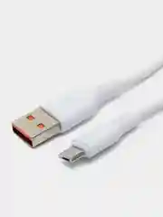 USB-кабель Denmen D01V, micro USB, 1.0 м, круглый, белый