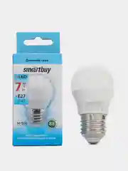 Светодиодная лампа smartbuy G45-07W/4000/E27
