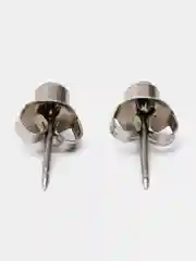 Багровый серьги-гвоздики из медицинской стали