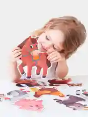 Развивающие пазлы для малышей Бигр "Домашние животные", УД91
