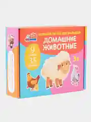 Развивающие пазлы для малышей Бигр "Домашние животные", УД91