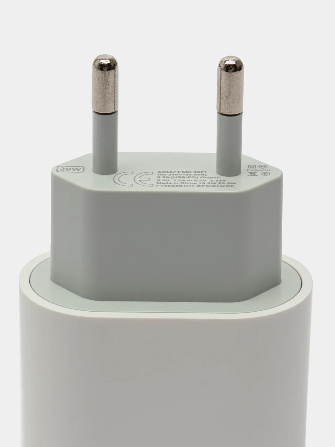 Быстрая зарядка для айфона, блок питания с Type-C, 20W, кабель 1м, адаптер