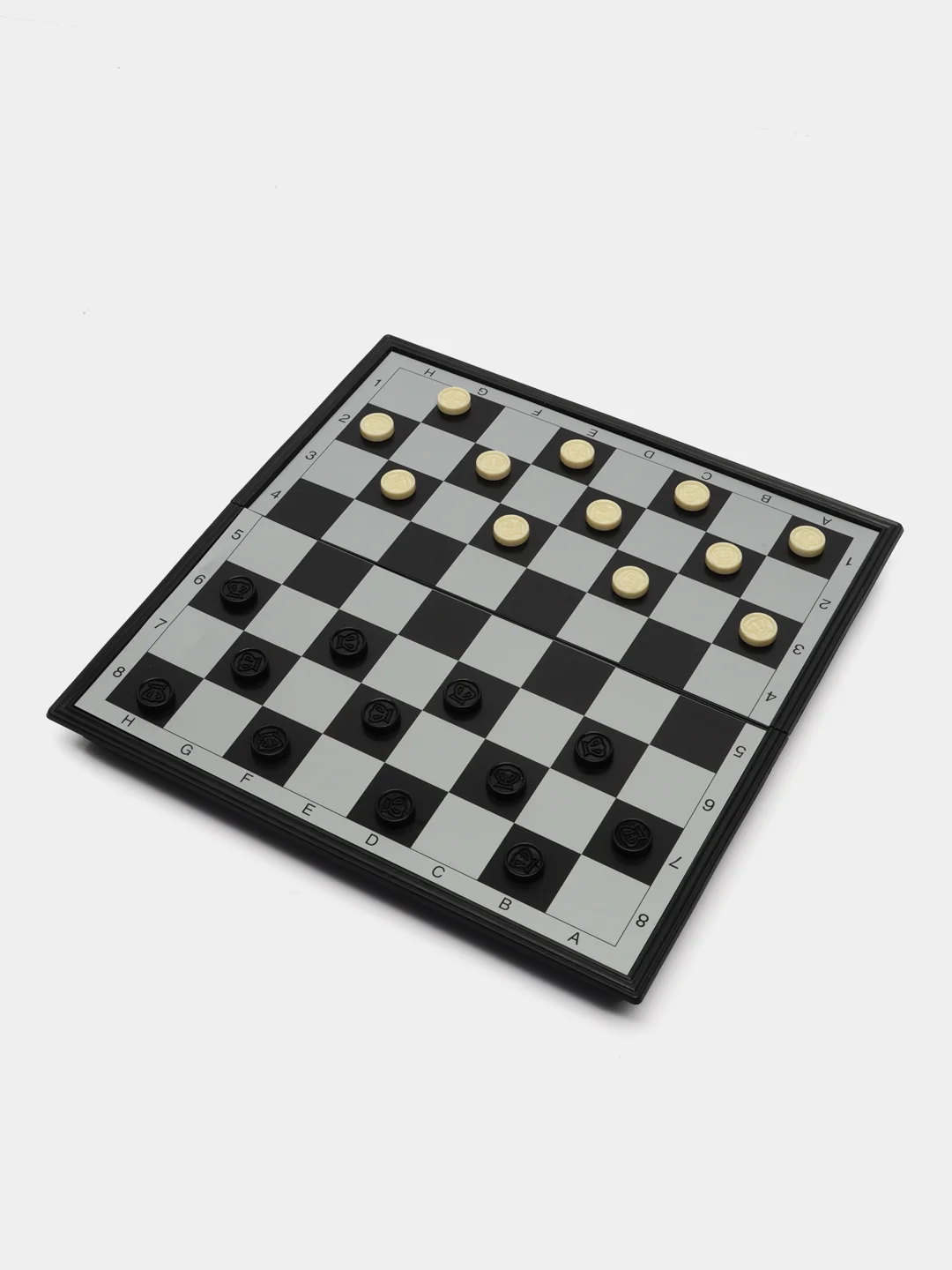 LDGames Шашки магнитные 24x24см, пластик, металл, SC5666