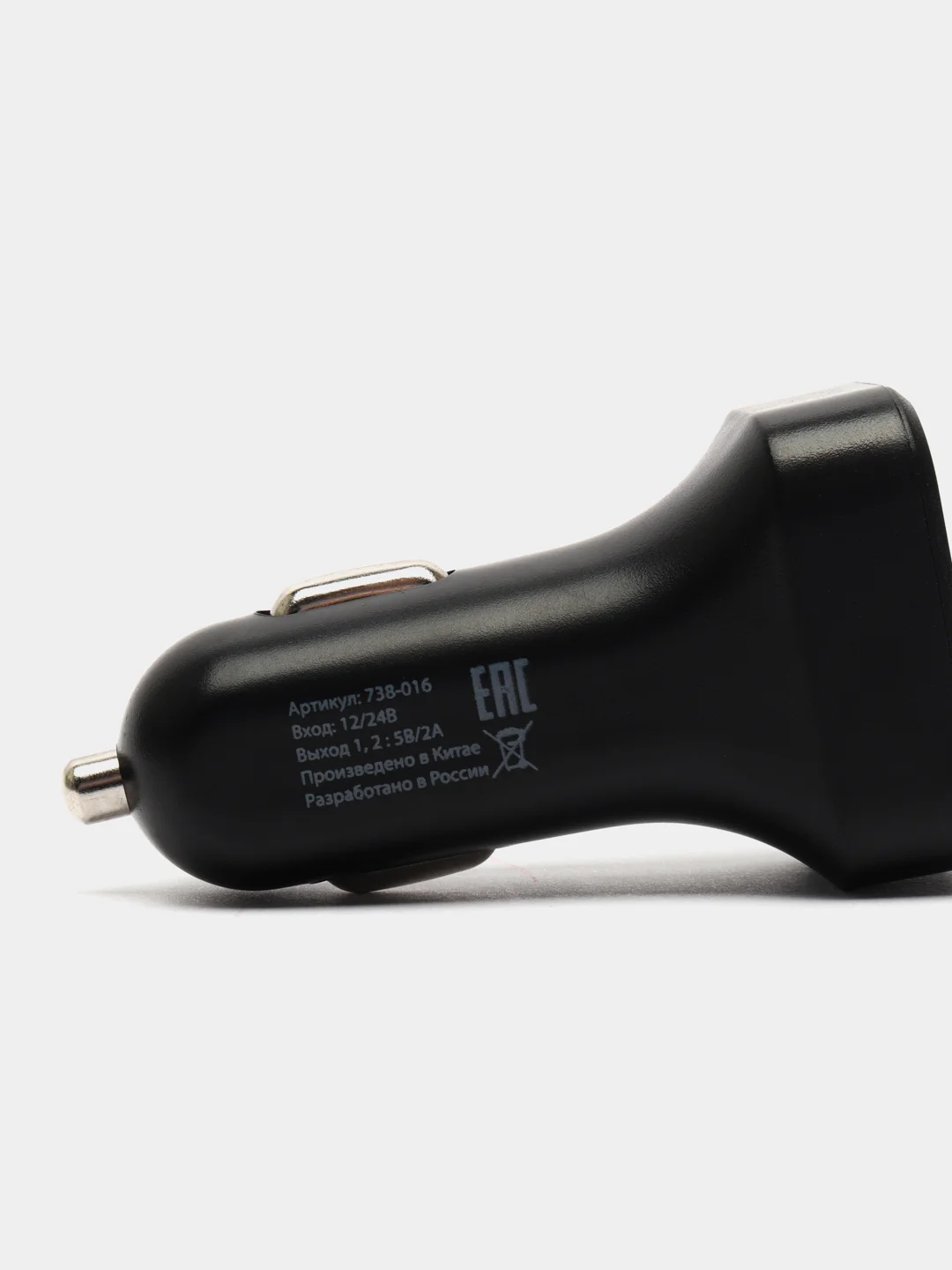 NG Устройство зарядное автомобильное, 2xUSB, 2А, 12/24В, пластик