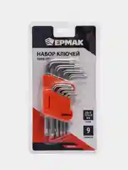 ЕРМАК Набор ключей TORX-профиль 9пр. (50х3мм-125х9мм)