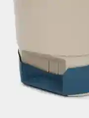 Бежевый мусорный бак с педалью 10 литр