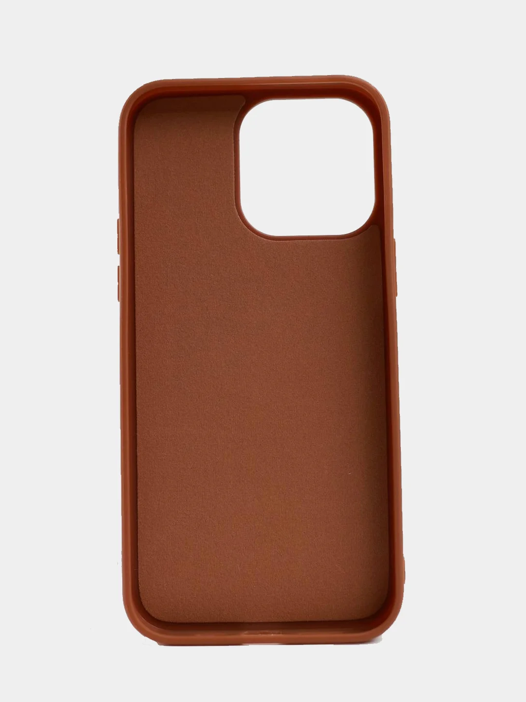Чехол Guess PU leather iPhone 15 Pro Мах из экокожи коричневый