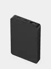 Черный power bank 5000 мАч, внешний аккумулятор, быстрая зарядка powerbank