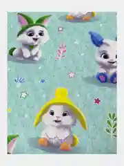 Постельное белье детское, 1.5 спальное, поплин ivSubelIa "Милаш", 50 x 70