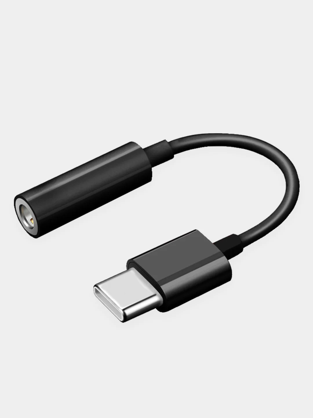 Черный переходник Huawei Xiaomi honor USB Type-C кабель aux
