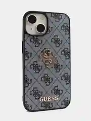 Чехол Guess PU leather iPhone 13/14 из экокожи синий