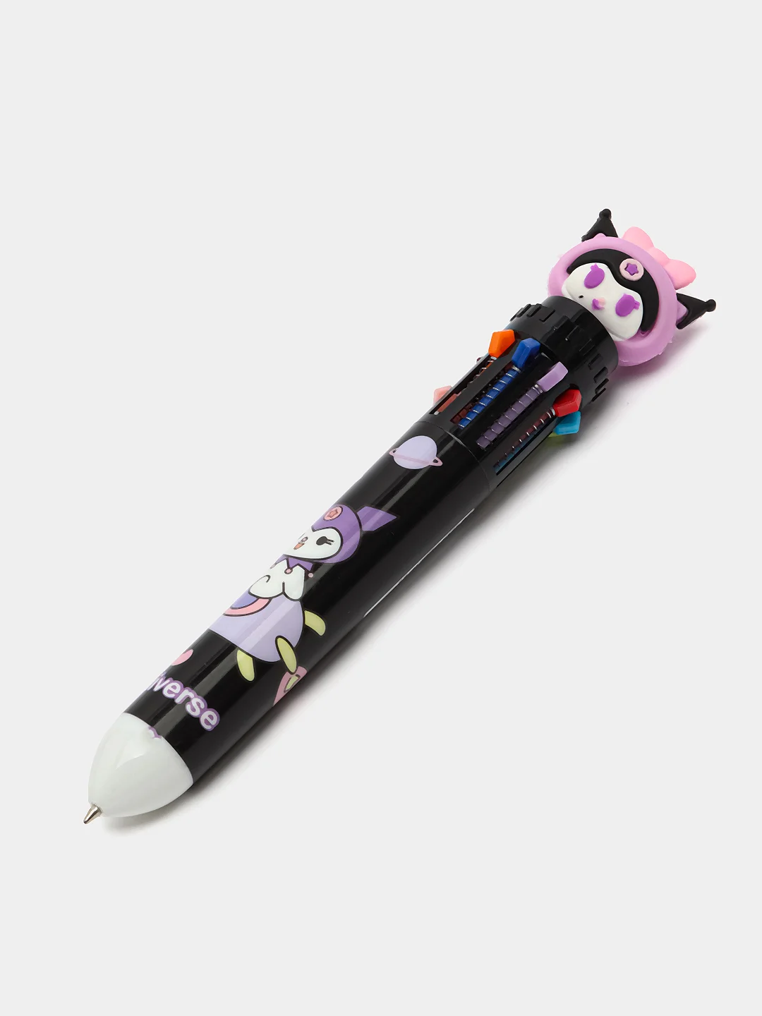 Черный многоцветная ручка Kuromi, разные виды Куроми, 10 цветов