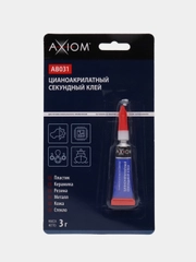 Цианоакрилатный секундный клей 3 г AXIOM AB031