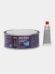 Шпатлёвка полиэфирная со стекловолокном зелёная 800 г 2К AXIOM A4163