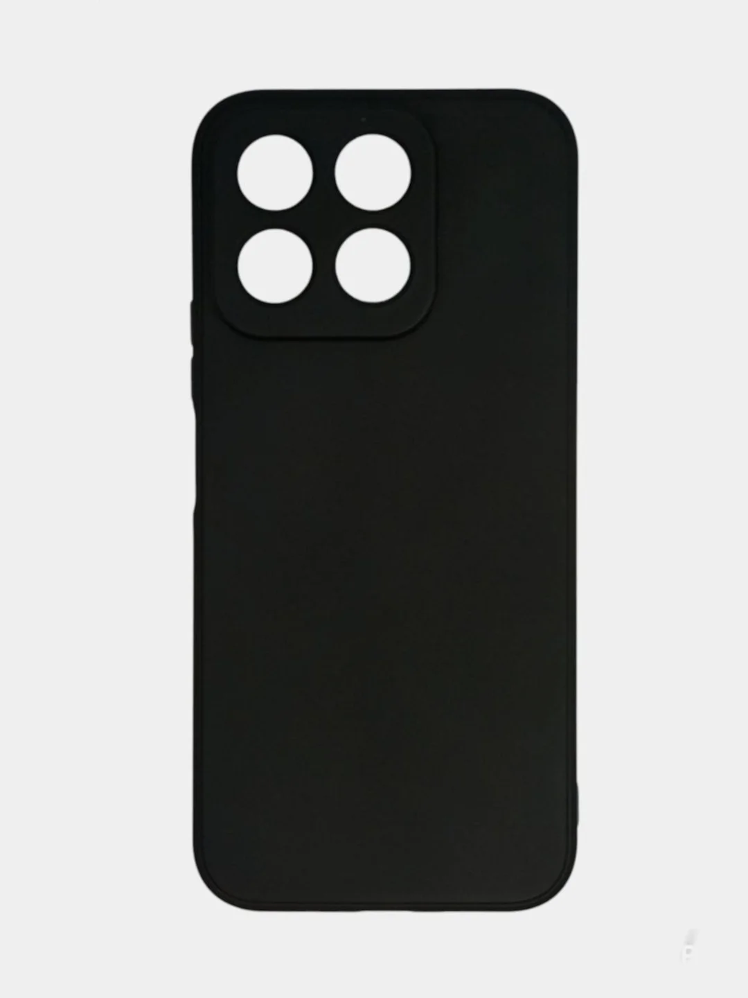 Черный чехол Honor X8b / Хонор Х8б черный, силиконовый, матовый