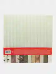 Цветная Washi-бумага 30х30 см Рустик, 12 листов, 12 дизайнов, 180 г/м2, Остров Сокровищ