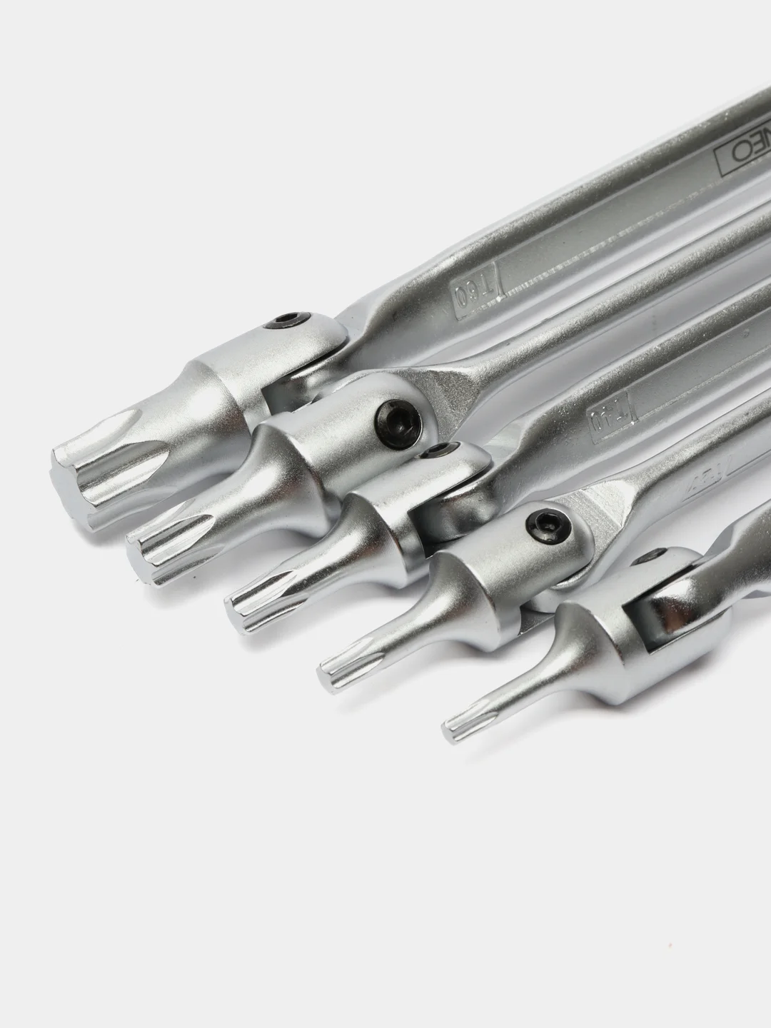 Шестигранные ключи NEO Tools Torx, шарнирные , T15-T60 мм, набор 5 шт