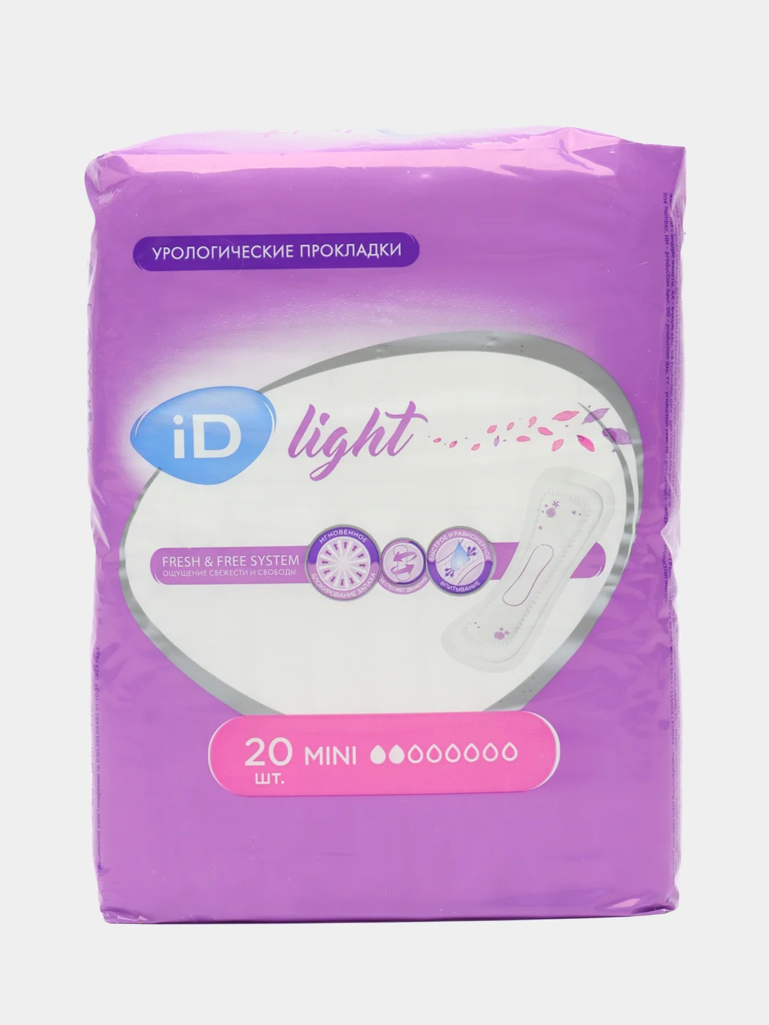 Прокладки урологические для женщина iD Light Mini, 20 шт