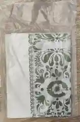 Лесной зеленый скатерть одноразовая п/эт. 110х150см на стол