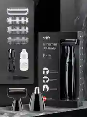 Триммер Tap Blade Zofft 3 в 1 (RS-101B), 3 насадки, беспроводной, лезвия из стали