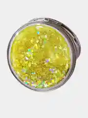 Зеркало косметическое компактное, карманное, с блестками