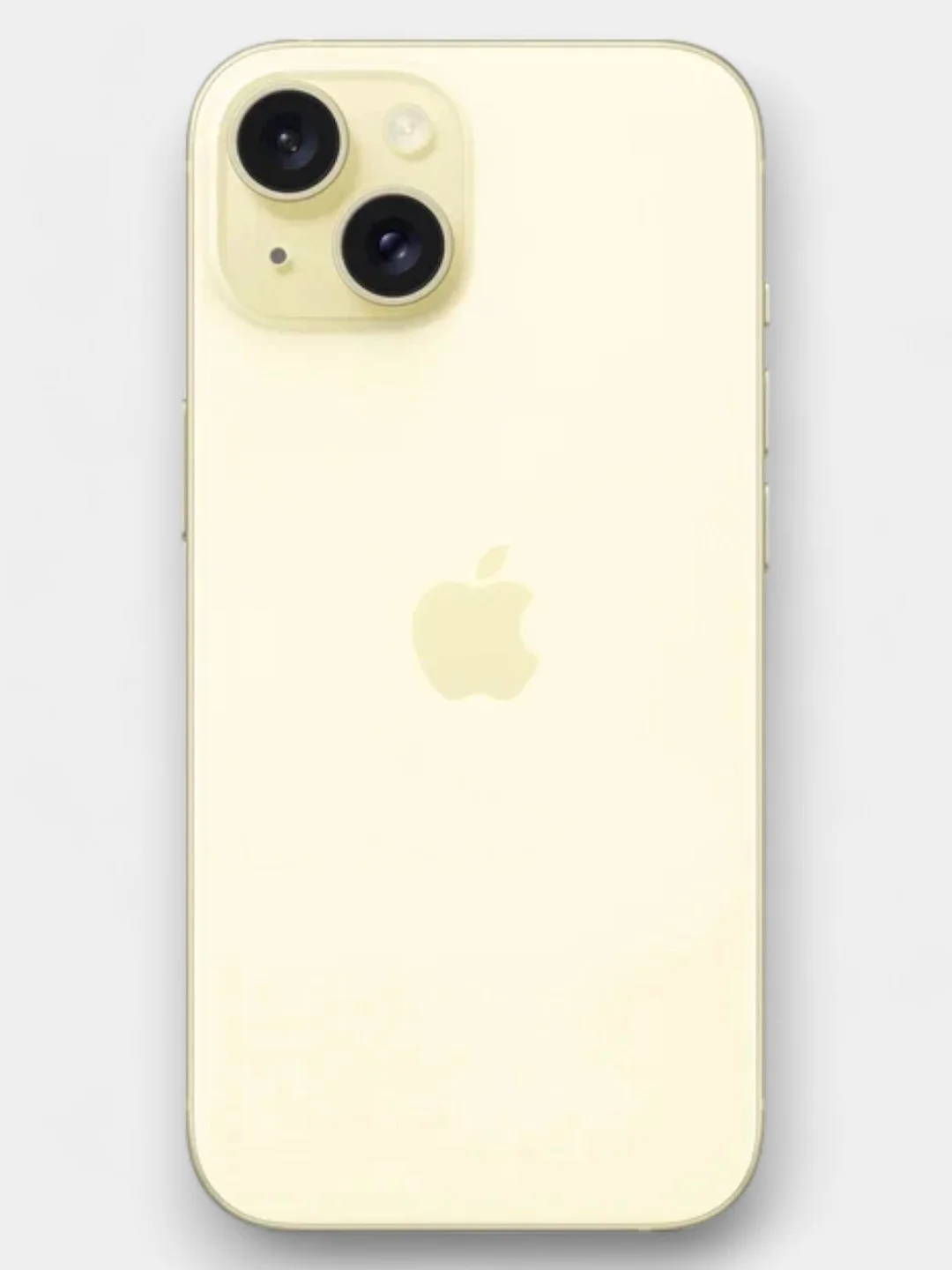 Желтый смартфон Apple iPhone 15, 256 Gb