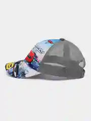 Серый меланж детская кепка  для мальчиков, бейсболка