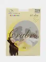 Белый колготки капроновые детские для девочек, 40 Den, школьные