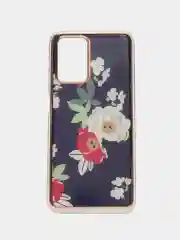 Синий чехол с принтом "Цветочки" для Poco M3 Pro