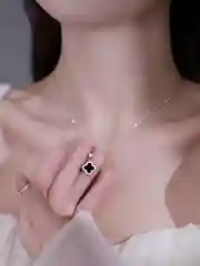 Цепочка на шею "Клевер"