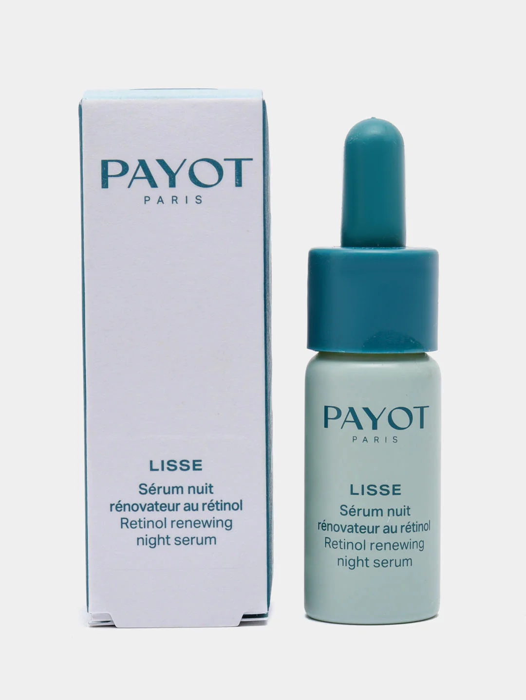 Прозрачный payot Lisse. Ж Товар. Ночная сыворотка для лица с ретинолом, 15 мл