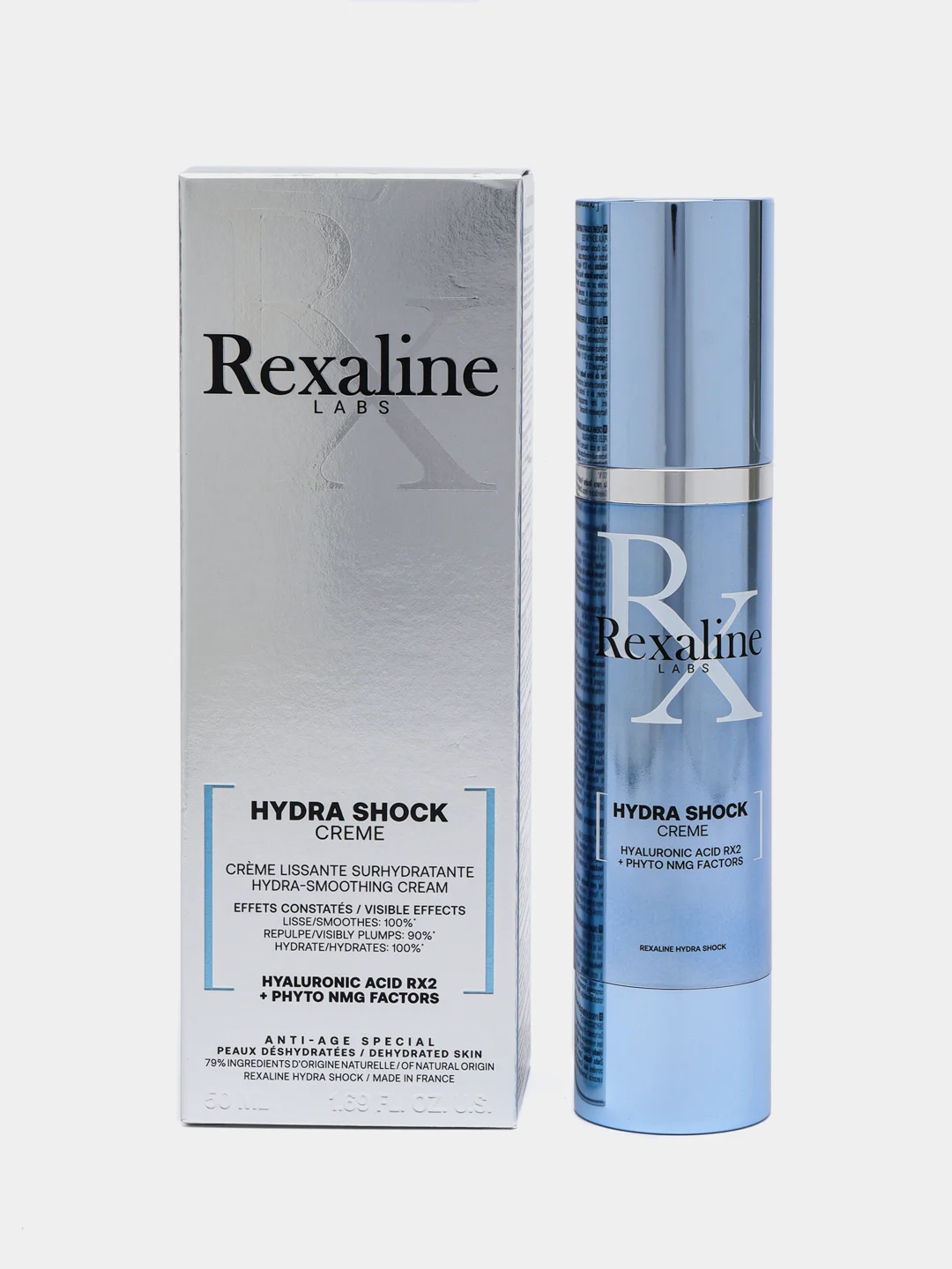 Прозрачный rexaline Hydra Shock Ж товар крем суперувлажняющий для молодости кожи 50 мл
