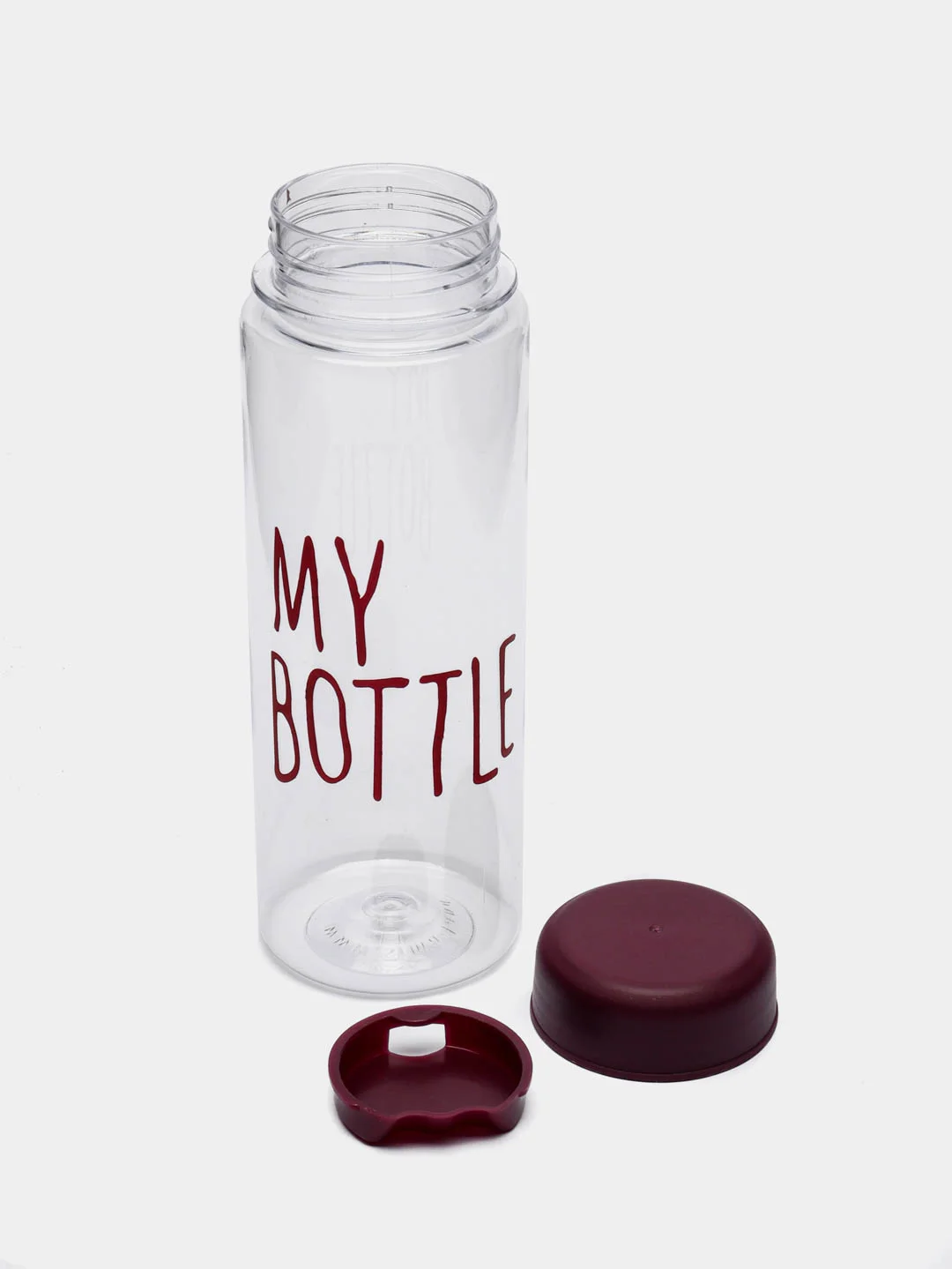 Багровый бутылка для воды, 500 мл, My bottle, 19.5 х 6 см, термочехол в комплекте