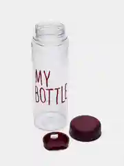 Багровый бутылка для воды, 500 мл, My bottle, 19.5 х 6 см, термочехол в комплекте